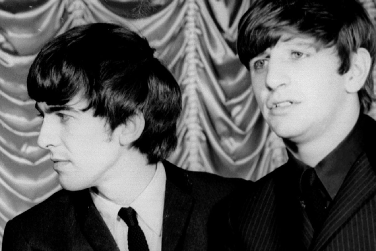 George Harrison y Ringo Starr